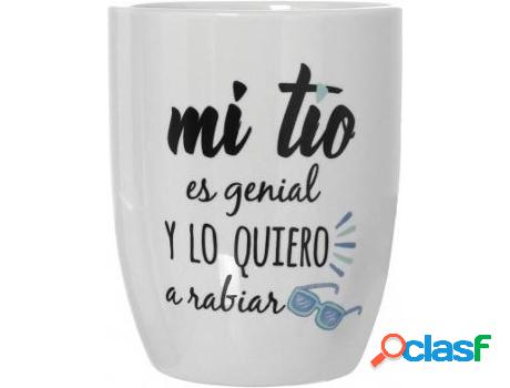 Café HOGAR Y MÁS Mug Para Desayuno De Con Frase Positiva