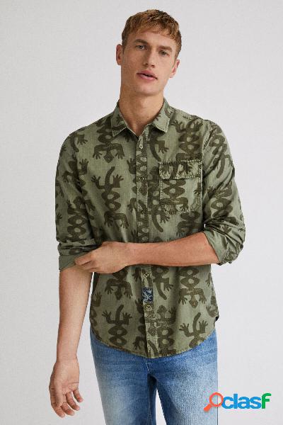 Camisa manga larga lagartos
