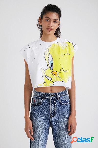 Camiseta cropped oversize PiolÃn