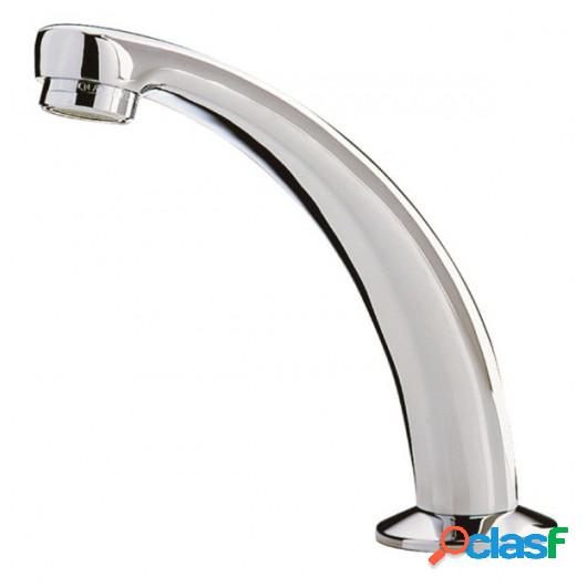 Caño Giratorio Para Grifo Pedal Temporizado Laton Cromo