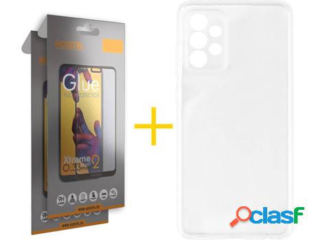 Carcasa y 2 Protectores de Pantalla de Vidrio Full Samgung