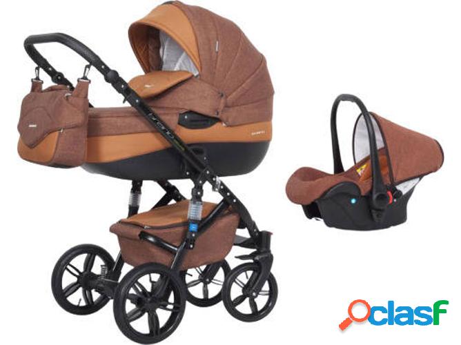 Carrito de Bebé Individual RIKO Brano Natural + Carlo
