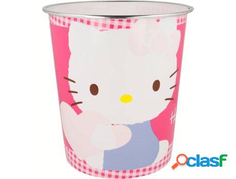 Cesta de Papel HELLO KITTY 63646 Rosa (22,5 x 21 x 21 cm)