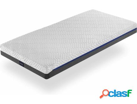 Colchón SHAULA (Azul, Blanco, Gris - Espuma, Muelles