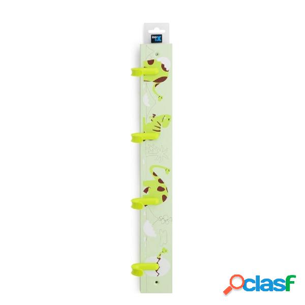 Colgador múltiple infantil Inofix Dino Verde 3706