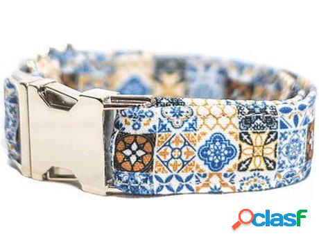 Collar para Perros PETS & PROPS Azulejo (Multicolor - 32-52