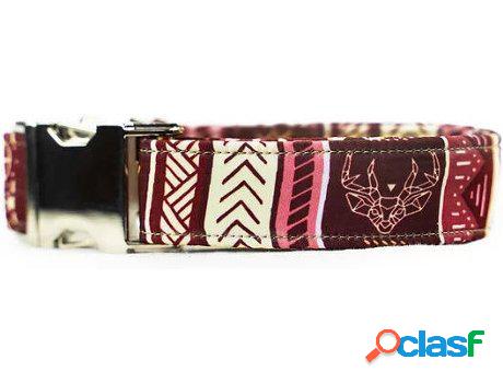 Collar para Perros PETS & PROPS Oh My Deer Burgundy