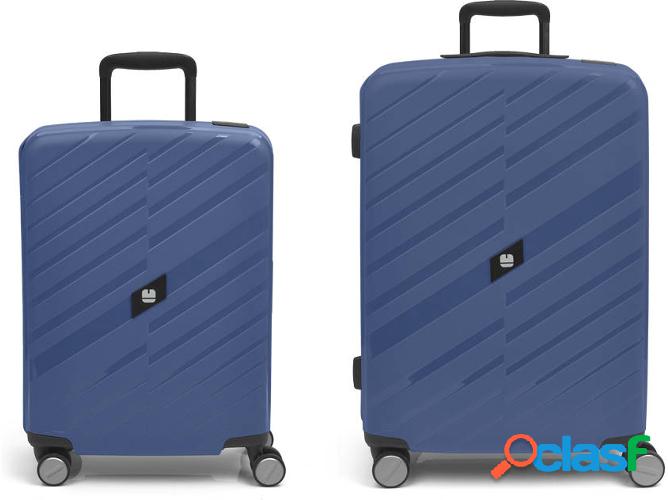 Conjunto 2 Maletas de Viaje GABOL Sendai (92 L - Azul)