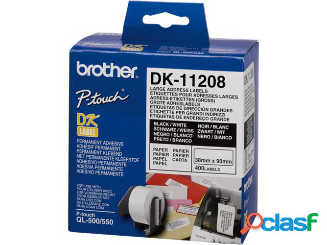 Consumible Original Brother DK11208 Etiquetas precortadas de