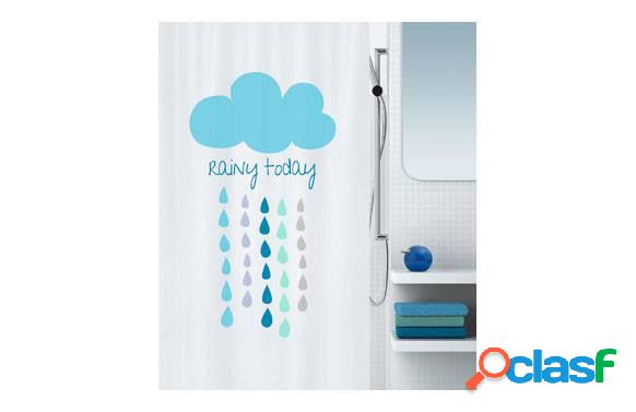 Cortina de baño Spirella de Peva Cloud Blue 180x200cm
