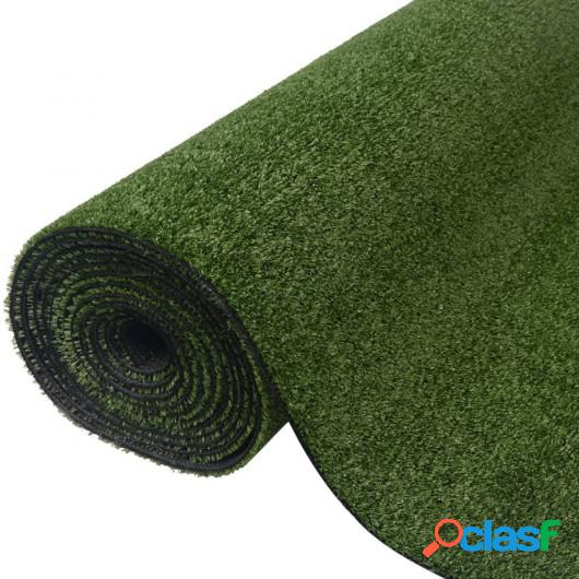Césped artificial 1,5x15 m/7-9 mm verde