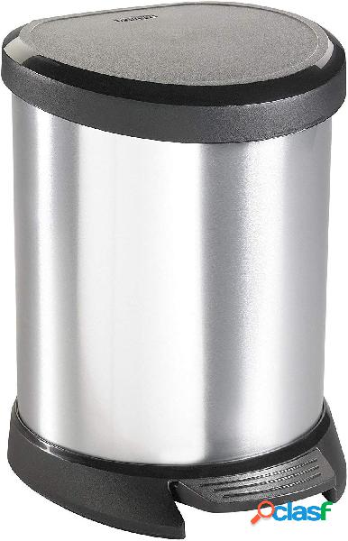 Cubo de basura 5L Curver Deco Bin Metal