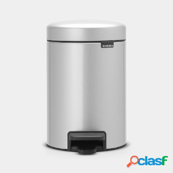 Cubo de basura Brabantia NewIcon Metallic Grey 3L