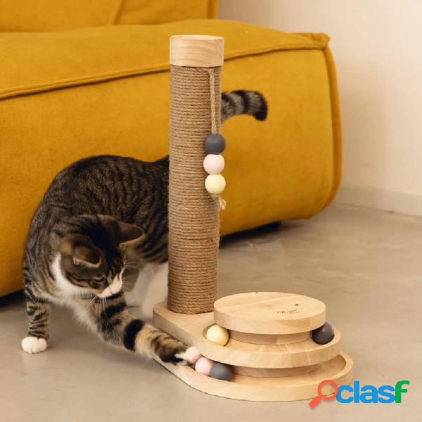 Designed by Lotte Rascador para gatos Inez madera