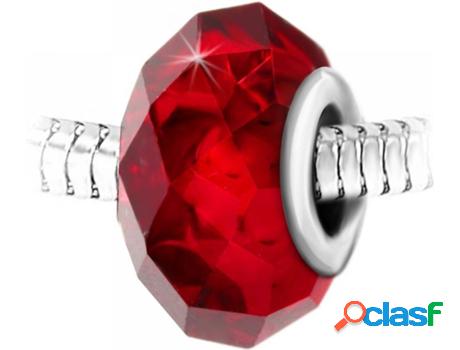 Dije SC_CRYSTAL (Acero - Rojo - 13 mm)