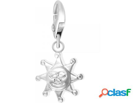 Dije SC_CRYSTAL (bañado a rodio - 14 mm x 14 mm)