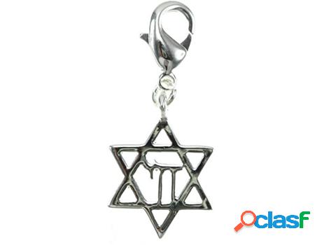 Dije SC_CRYSTAL (bañado a rodio - 15mm x 15mm)