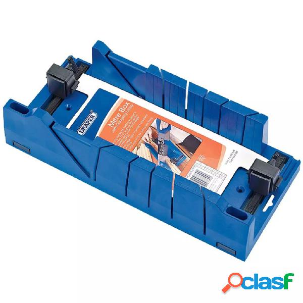 Draper Tools Caja de ingletes Expert con abrazaderas azul
