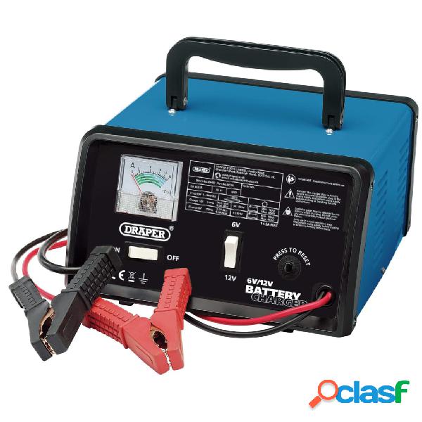 Draper Tools Cargador de batería 25,8x14,5x25 cm 6/12 V 8,4