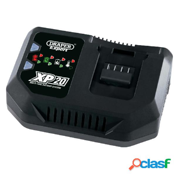 Draper Tools Cargador rápido de batería XP20 20 V