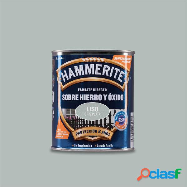 Esmalte directo sobre hierro y óxido Hammerite Liso Gris