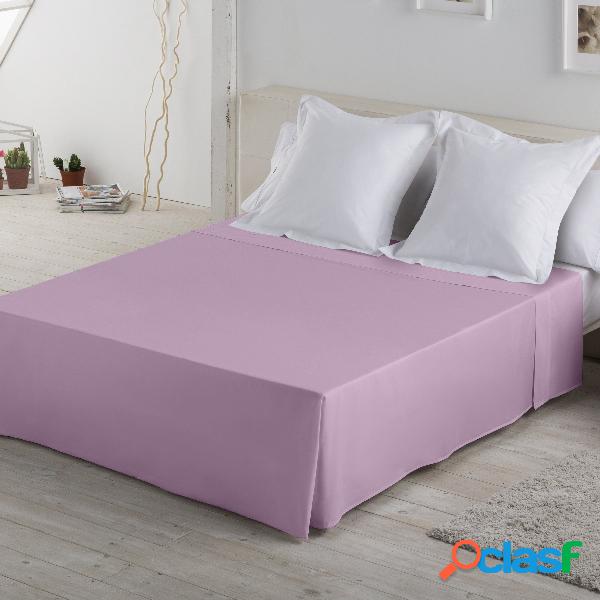 Estelia Sábana Encimera Color malva 144 Hilos 100% Algodón