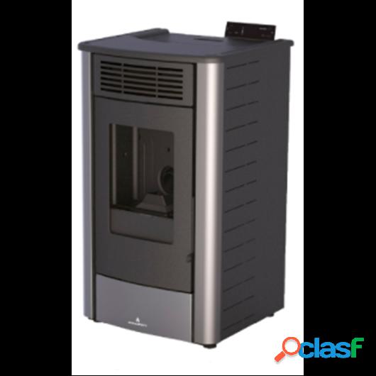 Estufa De Pellet Rita 9 Kw Color Gris