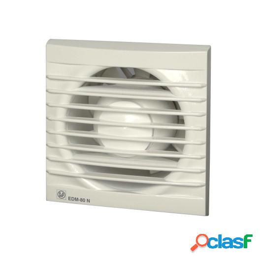 Extractor Baño Axial 80M3/H Con Temporizador Blanco Edm 80