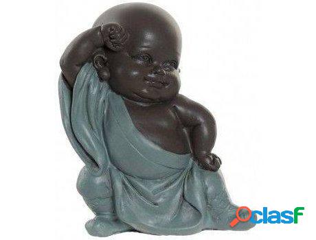 Figura HOGAR Y MÁS Monje Bebé Decorativa De Resina Budista
