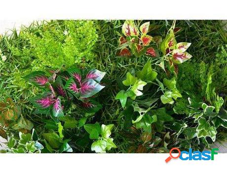 Flor HOGAR Y MÁS Planta Artificial De Rama De Hiedra Verde