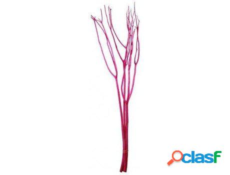 Flor HOGAR Y MÁS Rama Artificial Fucsia Mitsumata Set