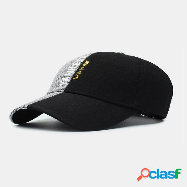 Gorras de béisbol de protección solar de moda con bordado