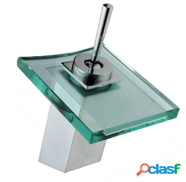 Grifo Baño Lavabo Monomando 14X11X21Cm Cristal