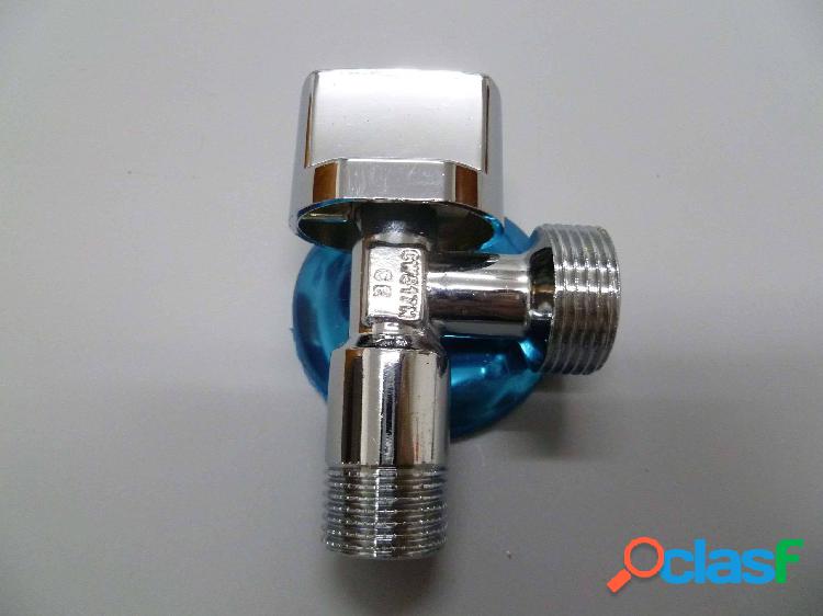 Grifo Lavadora 1/2X3/4 Laton Cromado Saneaplast"