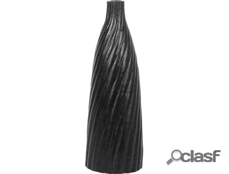 Jarrón Florentia (Negro - Cerámica -18x18x54 cm)