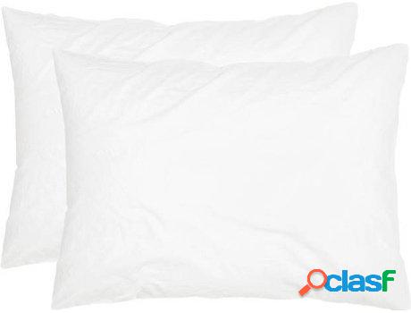 Juego 2 Fundas de Almohada MISSUNA Algodón Orgánico Percal
