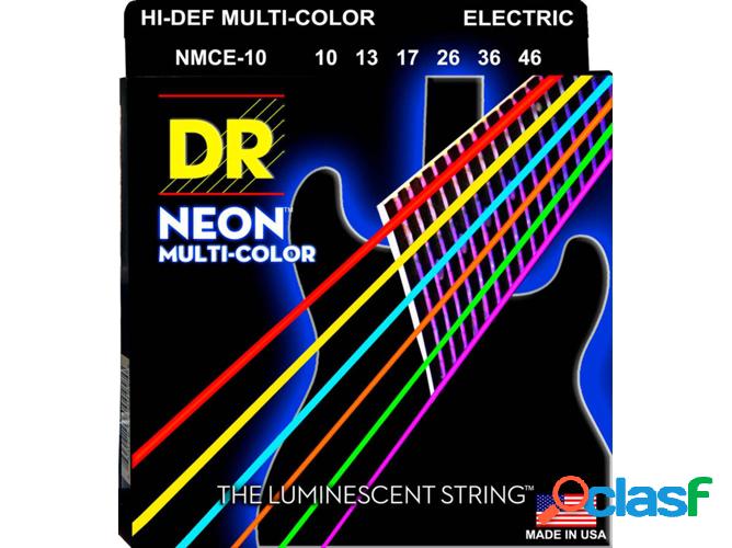 Juego de Cuerdas Guitarra Eléctrica DR MCE-10 MULTI-COLOR