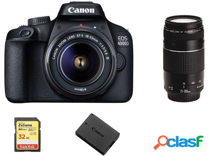 Kit Cámara Réflex CANON EOS 4000D EF-S 18-55MM F3.5-5.6