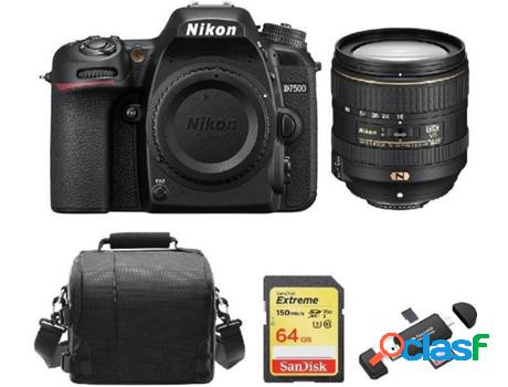 Kit Cámara Réflex NIKON D7500 + AF-S DX 16-80MM F2.8-4E ED