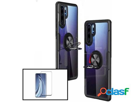 Kit Funda y Protector de Cristal Templado Huawei P30 Lite