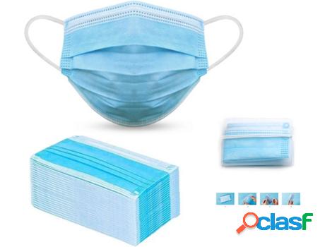 Kit Máscaras de Protección + Porta-Máscara Azul