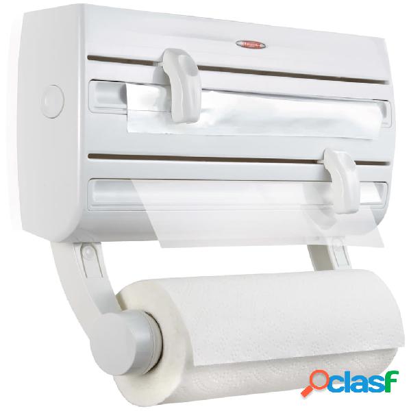 Leifheit Portarrollos de cocina de pared Parat F2 blanco