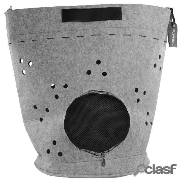 Let's Sleep Transportín para gatos Let's Travel gris