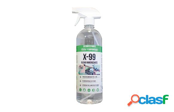 Limpiador Hidroalcohólico QF X-99 Clear Higienizante 1L