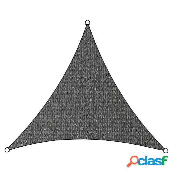 Livin'outdoor Toldo triangular Iseo HDPE gris 5x5x5 m