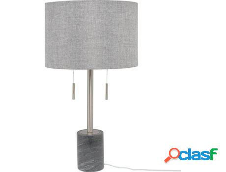 Lámpara de Mesa Arpa (Plateado - Metal -38x38x71 cm)