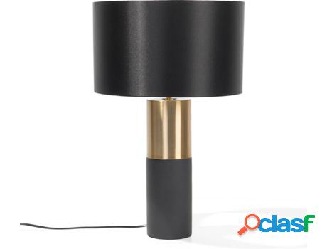 Lámpara de Pie BELIANI Darling (Negro - Metal -40x40x61 cm)