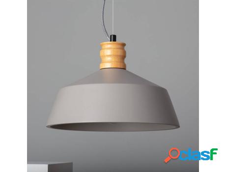 Lámpara de Suspensión LEDKIA Kukojoa (Gris - E27 - 40 W)