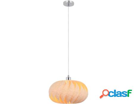 Lámpara de Suspensión LEDKIA Rasen (Cromado - E27 - 40 W)