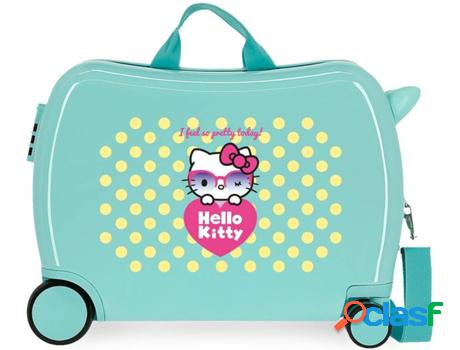 Mala de Viaje HELLO KITTY Pretty Glasses (Verde - 50 x 38 x